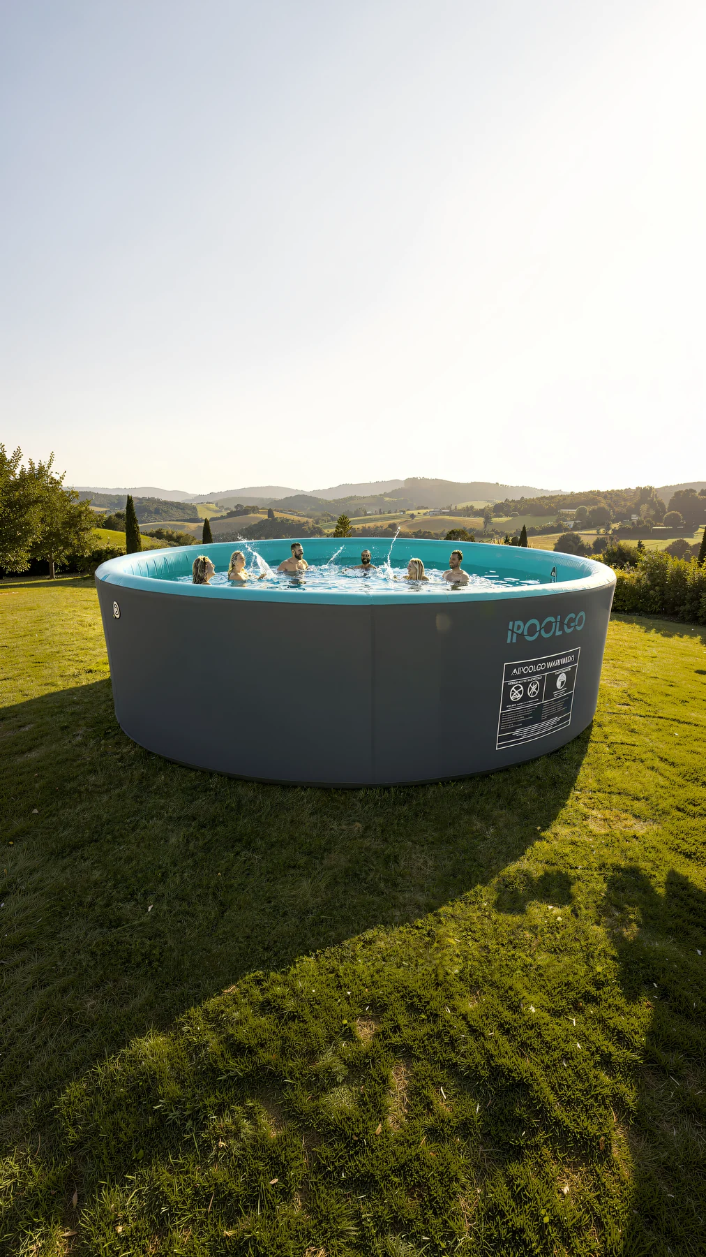 Commercial vertical still for pool example two